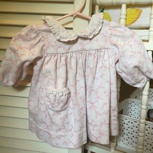 Ralph Lauren 3-month pink and white baby girl dress